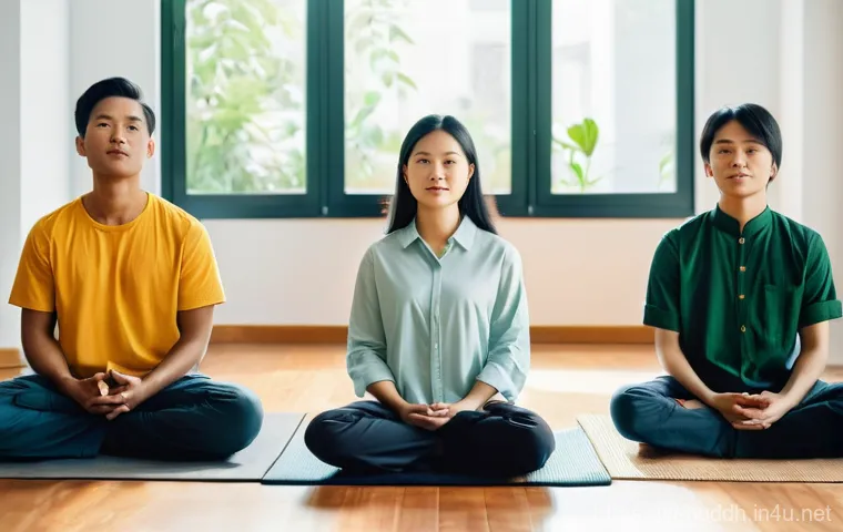 불교에서의 초월과 내재 - **Prompt:** "A person in their early 30s, gender-neutral, stands on a scenic viewpoint overlooking t...