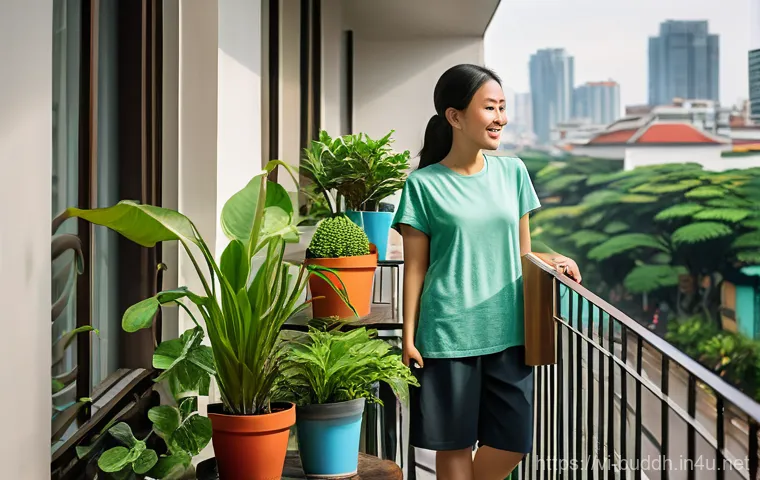 불교와 자연 - **Prompt:** "A serene woman, aged 20s-30s, wearing a modest, flowing traditional Vietnamese áo dài i...