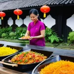 부처님 오신 날 - **Prompt:** A serene and culturally rich scene inside a traditional Vietnamese pagoda during the Ves...